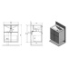 SAPHO MITRA umyvadlová skříňka 59,5x70x45,4 cm, bílá MT061