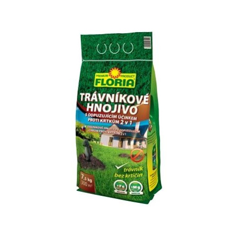 AGRO Trávníkové hnojivo - s odpuzujícím účinkem proti krtkům FLORIA, 7.5kg Agro CS