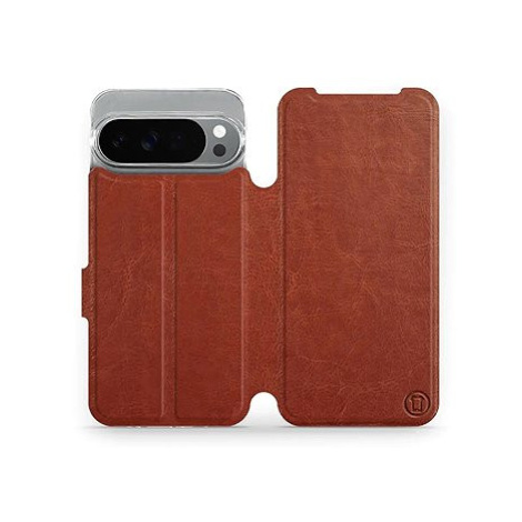 Mobiwear flip knížkové pro Google Pixel 10 Pro XL - Hnědé