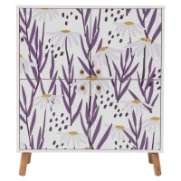 Bílá skříňka 95x111 cm Multilux – Kalune Design