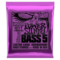 Ernie Ball 2821 Power Slinky Nickel 050-135 Struny pro 5-strunnou baskytaru