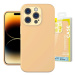 Baseus Liquid Silica Gel Case pro iPhone 14 Pro (Sunglow)+ tvrzené sklo + čisticí sada