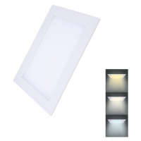 SOLIGHT WD141 LED mini panel CCT, podhledový, 12W, 900lm, 3000K, 4000K, 6000K, čtvercový