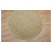 Vopi koberce Kusový koberec Color shaggy béžový kruh - 160x160 (průměr) kruh cm