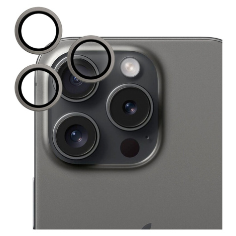 EPICO hliníkové na čočky fotoaparátu pro iPhone 15 Pro / 15 Pro Max 81312151300010 Černá