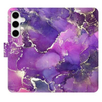 iSaprio flip pouzdro Purple Marble pro Samsung Galaxy S24+