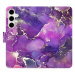 iSaprio flip pouzdro Purple Marble pro Samsung Galaxy S24+