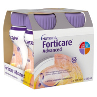 FORTICARE Advanced příchuť chladivého mango/broskev 4 x 125 ml