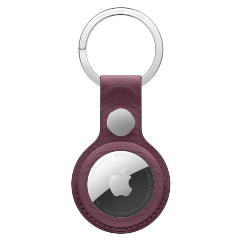 Apple FineWoven klíčenka na AirTag morušově rudá