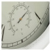 ArtFir Dekorativní hodiny 61 | bílá 37 cm