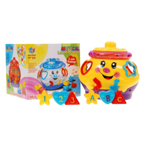 Mamido Multifunkční hudební vkládačka - interaktivní kotlík pro děti