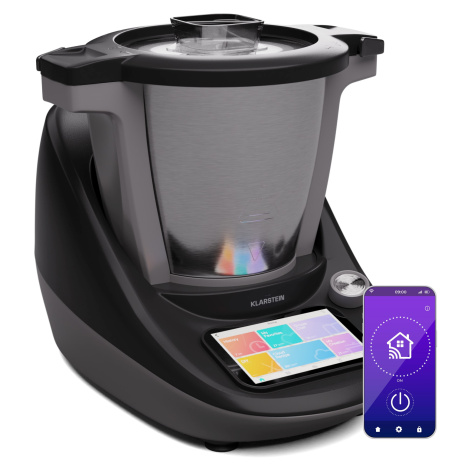 Klarstein Aria Select Smart, kuchyňský robot, 1700 W, 4,7 l, ovládání pomocí aplikace, parní nás