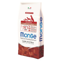 Monge Natural Superpremium All Breeds Puppy Lamb & Rice (jehněčí s rýží) - 12 kg