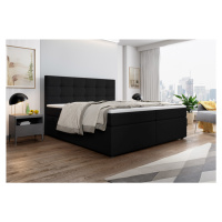 Expedo Čalouněná postel boxspring SALMA + vrchní matrace, 180x200, inari 100