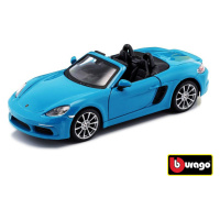 Bburago 1:24 Porsche 718 Boxster Blue