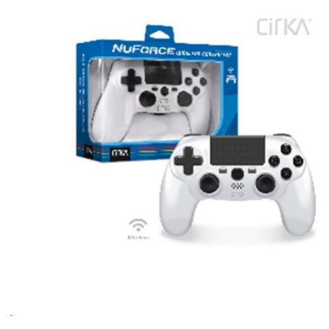 Cirka NuForce Wireless Game Controller for PS4/PC/Mac (White)