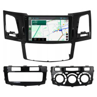 Toyta Hilux 2005-2016 Navigace Android Carplay Rádio Mapy Qled Obrazovka