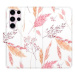 iSaprio flip pouzdro Ornamental Flowers pro Samsung Galaxy S23 Ultra