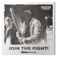 Obraz na plátně Stranger Things - Join the Fight, 2 - 40×40 cm