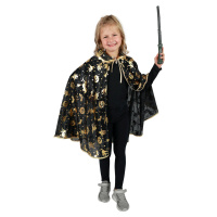Dětský plášť Čaroděj zlatý dekor