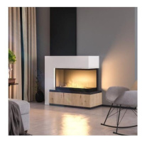 InFire InFire - Rohový BIO krb 80x45 cm 3,5kW černá