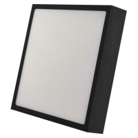 EMOS LED svítidlo NEXXO černé, 22,5 x 22,5 cm, 21 W, teplá/neutrální bílá ZM6343