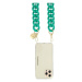 La Coque Francaise Alice phone chain lade green mat