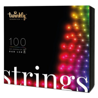 Twinkly Strings Multi-Color chytré žárovky na stromeček 100 ks 8m černý kabel