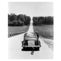 Fotografie Back View Of Car With Just Married Sign., H. Armstrong Roberts, 30 × 40 cm