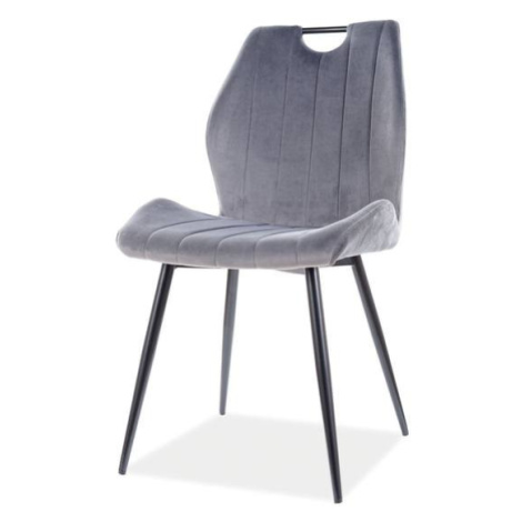 Jídelní židle ORCU šedá/černá