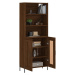 vidaXL Skříň highboard hnědý dub 69,5 x 34 x 180 cm kompozitní dřevo