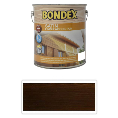 BONDEX Satin - silnovrstvá lazura pro ošetření dřeva v exteriéru 5 l Ořech 931
