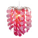 Näve Závěsné světlo 6008519, růžové dekorační prvky