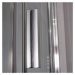 Roth Tower Line obdélnikový sprchový kout 110 x 70 x 202 cm stříbro transparentTB/700_TDO1/1100_