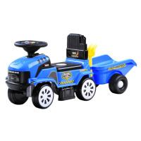 mamido  Dětské odrážedlo traktor Truck s přívěsem modré