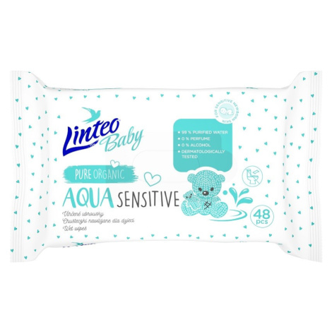 Vlhčené Ubrousky Linteo Baby Aqua 48ks