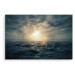 Plátno Západ Slunce Na Rozbouřeném Moři Varianta: 100x70