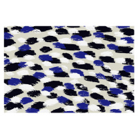 Ilustrace Blue Strokes Square, Treechild, 40x26.7 cm