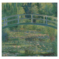 Obrazová reprodukce Rybník s lekníny, Claude Monet, 40 × 40 cm