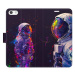 iSaprio Flip pouzdro Neon Astronaut 02 pro iPhone 5/5S/SE