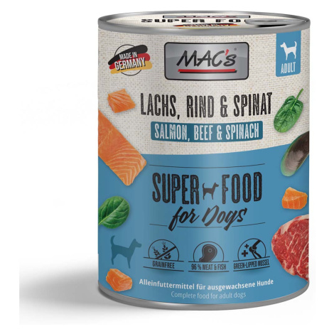 MAC's Dog losos a špenát 6× 800 g