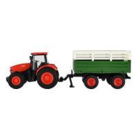 Teddies Traktor Zetor RC s vlekem plast 42cm