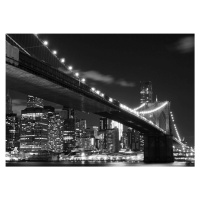 FTN S 2469 AG Design vliesová fototapeta 4-dílná Brooklyn bridge, velikost 360 x 270 cm