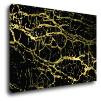 Impresi Obraz Mramor černo-zlatý - 60 x 40 cm