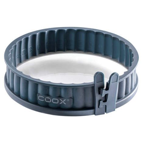 Coox Silikonová forma na koláč se skleněným dnem, Ø 18 cm (modrošedá)