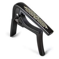 Dunlop 63CBKC Trigger Fly Capo Celtic Knot Edition Curved - Black