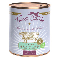 Terra Canis Senior bez obilnin 6 x 800 g - hovězí s celerem, meruňkami a bylinkami