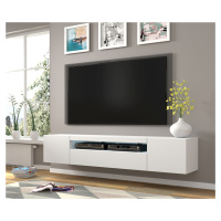 ARTBm TV stolek AURA 200 | bílý mat Variant: bez LED osvětlení