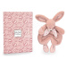 Plyšový zajíček k mazlení Bunny Comforter Pink Doudou et Compagnie v dárkovém balení růžový 29 c