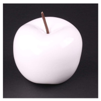 Keramické jablko bílé 12cm